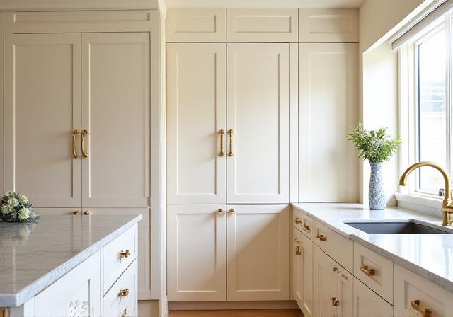 Bespoke walnut kitchen cabinetry in Upper East Side
