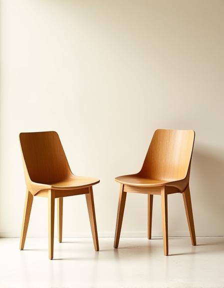 Minimalist dining chair set